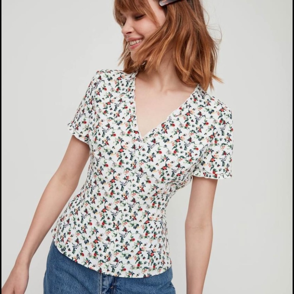 Aritzia Little Moon L’académie Blouse